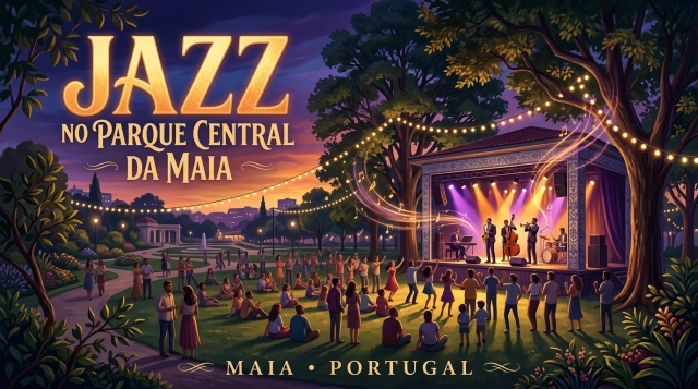 Jazz no Parque Central da Maia 2026-2027 – Freies Open-Air-Jazzfestival in Maia