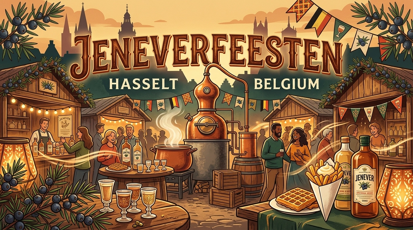 Jeneverfeesten 2026 in Hasselt (Belgien) – Termine, Programm & Tipps
