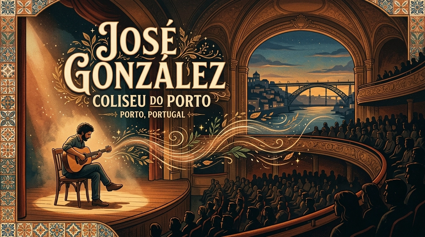 José González 2026 in Porto – Indie-Folk-Konzert im Coliseu Porto Ageas