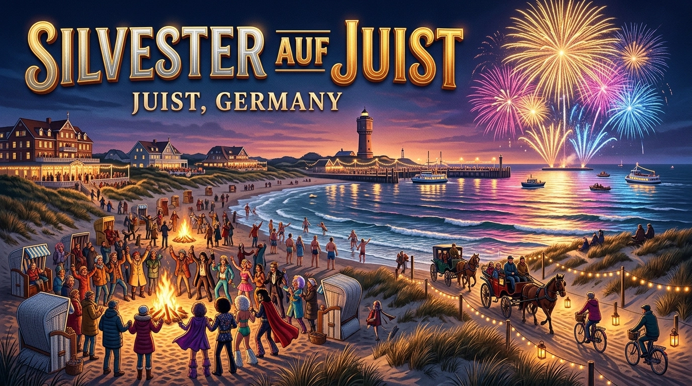 Juist Silvester Partys und Clubnächte 2026/2027: Feiern auf der Nordseeinsel