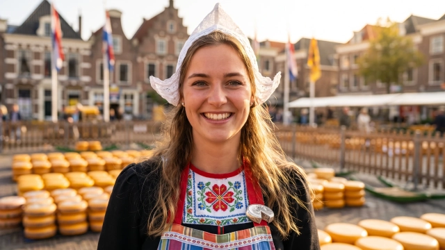Alkmaar Cheese Market – Traditional Dutch Cheese Trading at Waagplein