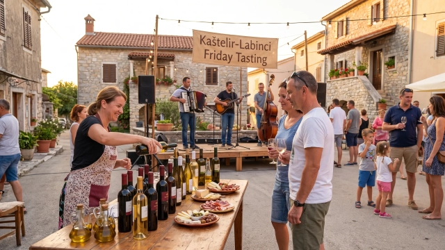 Kaštelir-Labinci Friday Tasting – Wein, Olivenöl & lokale Produkte jeden Freitag