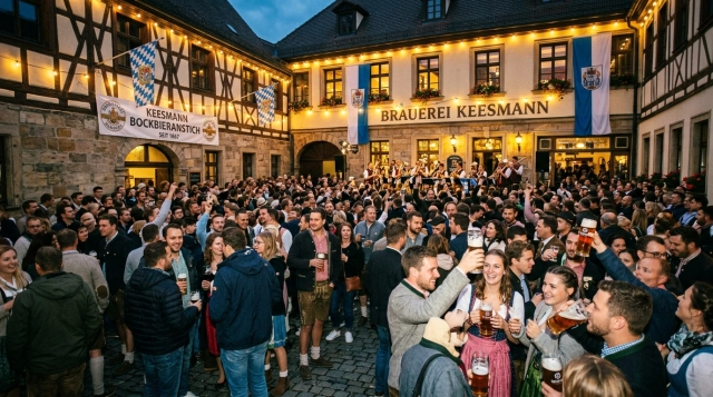 Bockbieranstich Brauerei Keesmann 2026: Bamberger Bockbierfest