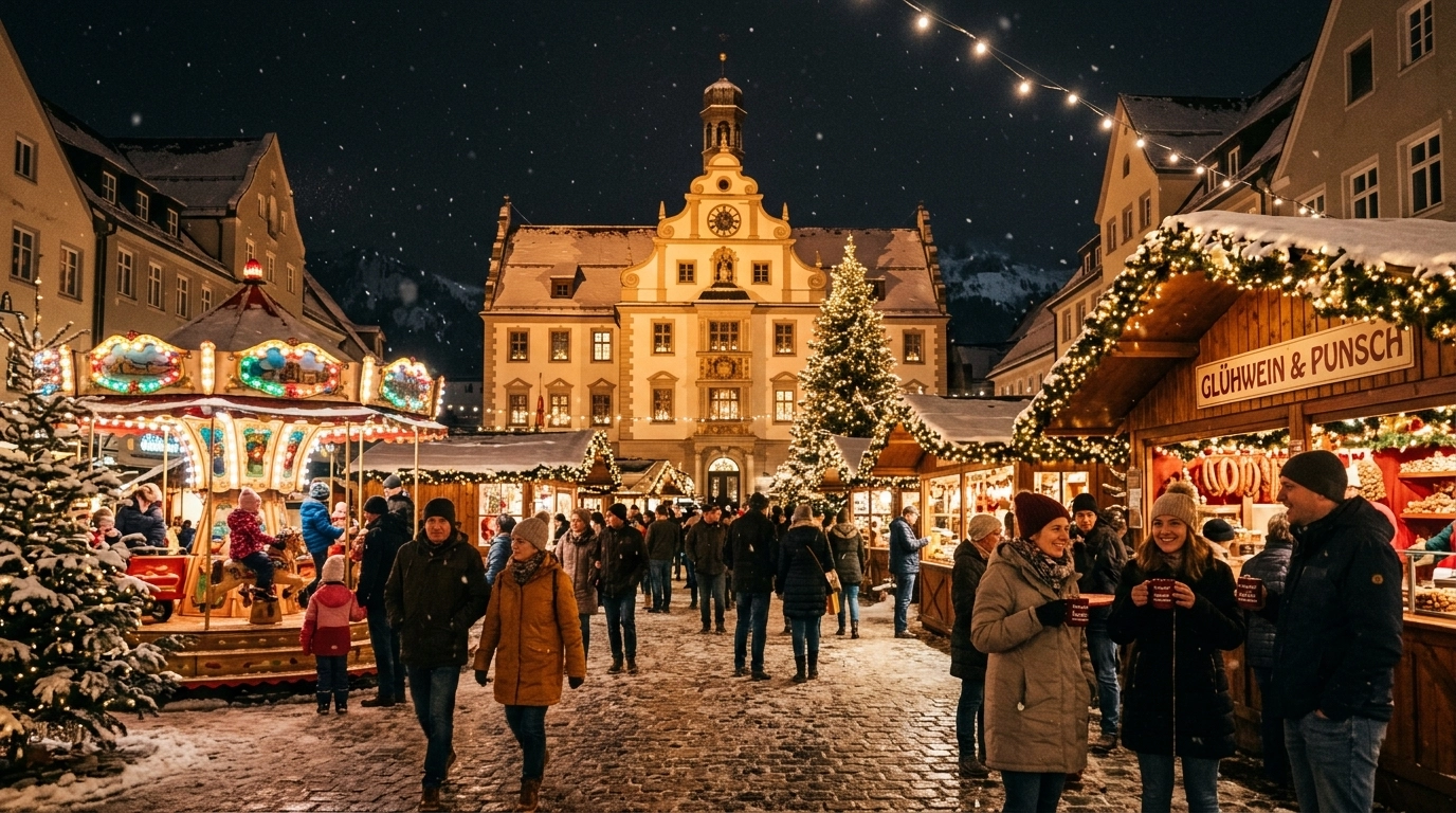 Kemptener Weihnachtsmarkt in Kempten (Deutschland) 2026: Termine, Programm und Tipps