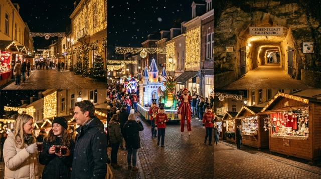 Kerststad Valkenburg 2026/2027 in Valkenburg (Niederlande) – Termine, Grotten & Parade