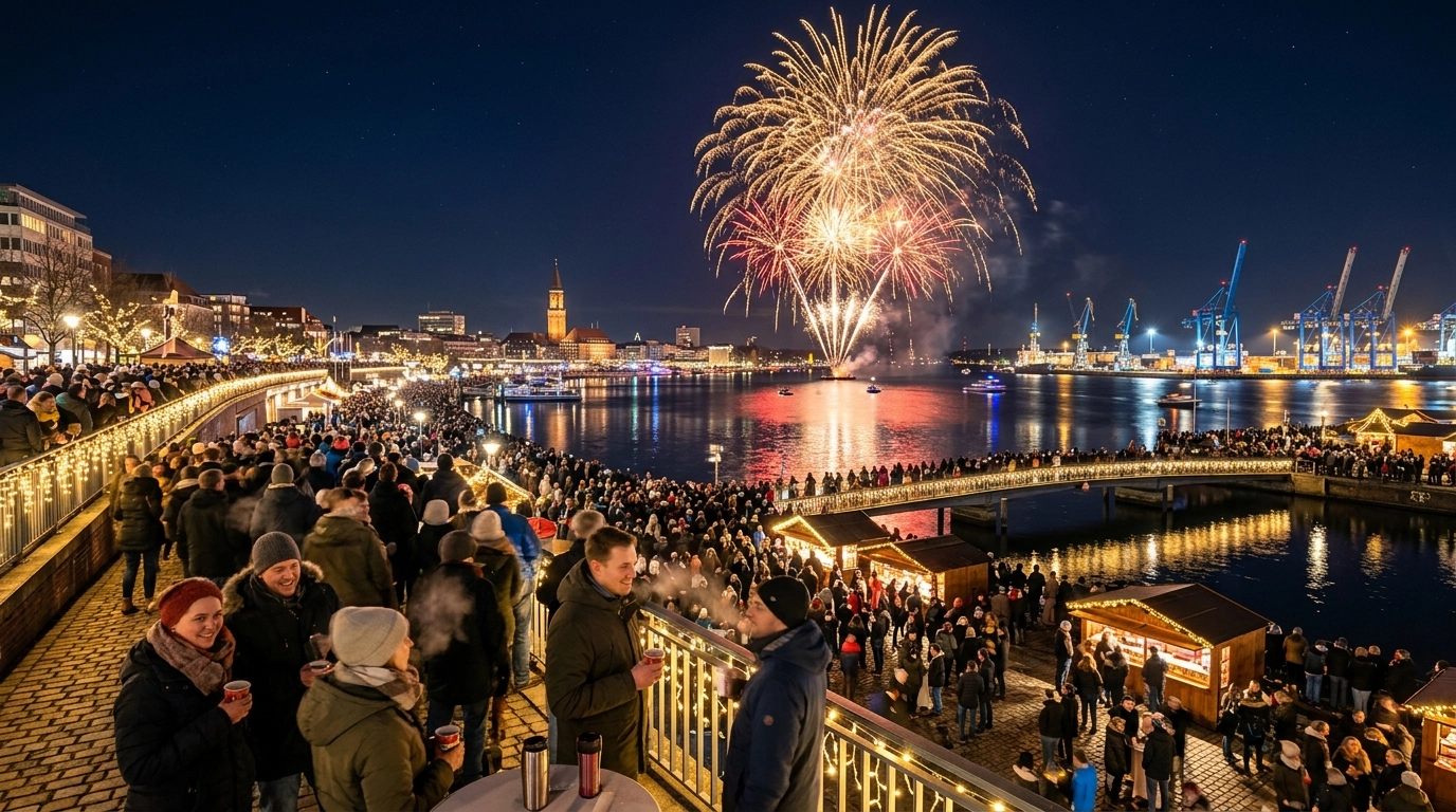 Silvester in Kiel 2026/2027: Feiern, Feuerwerk und Programm