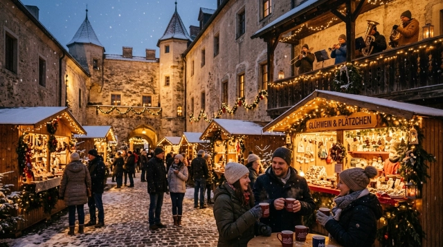 Kipferlmarkt auf Schloss Hofhegnenberg 2026 – Weihnachtsmarkt in Steindorf