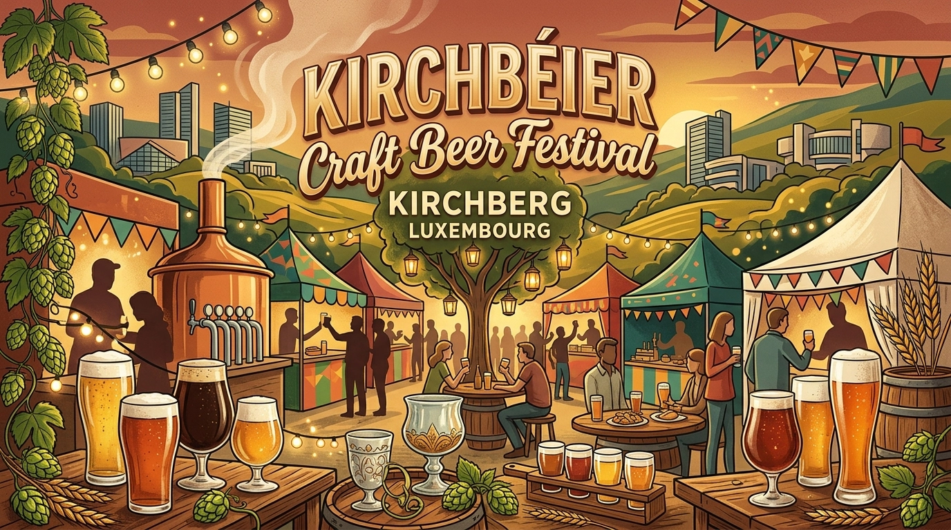 Kirchbéier Craft Beer Festival 2027 in Kirchberg (Luxemburg) – Termine, Biere & Tipps