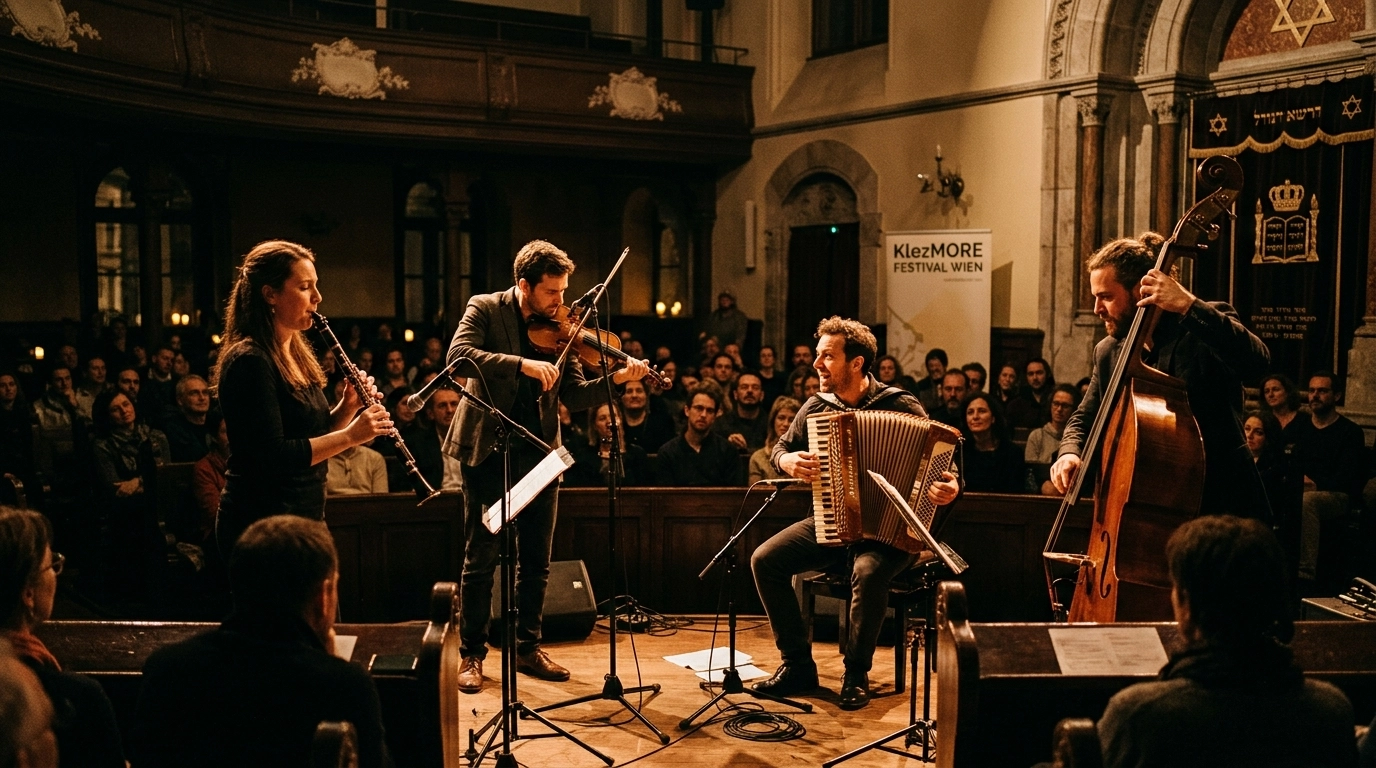 KlezMORE Festival 2026 in Wien (Österreich) – Klezmer, jüdische Musik & Termine