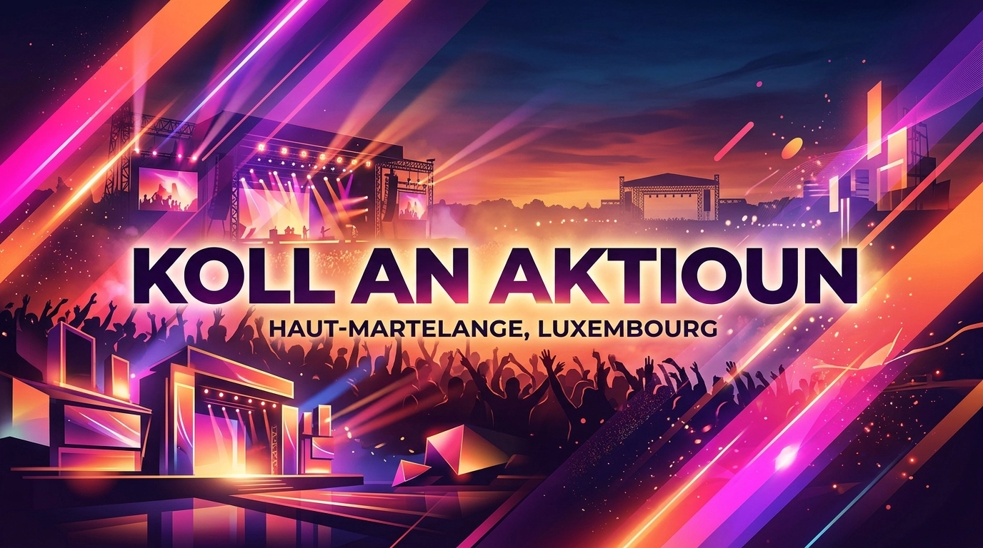 Koll an Aktioun 2027 in Haut-Martelange (Luxemburg) – Familienfestival mit Punk, Metal & Minenführung