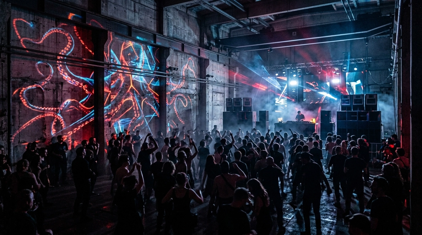 Krake Festival 2027 – Underground Techno & Industrial in Berlin