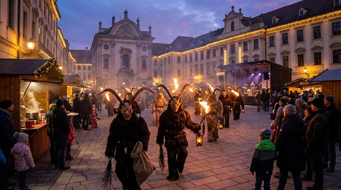 Krampuslauf Graz 2026: Steirisches Brauchtum am Freiheitsplatz