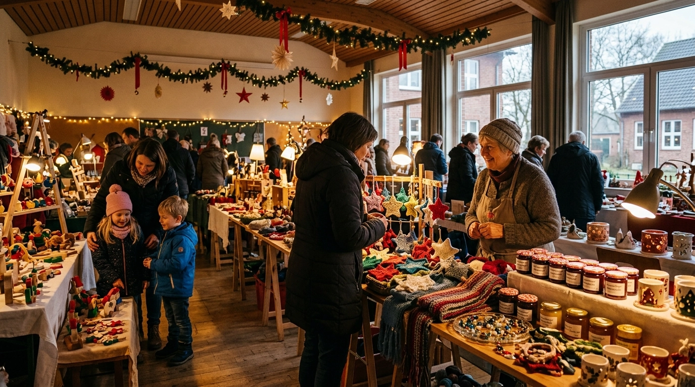 Künstler- und Hobbymarkt in Davensberg (Ascheberg) 2026: Termine, Kunsthandwerk und Adventsmarkt