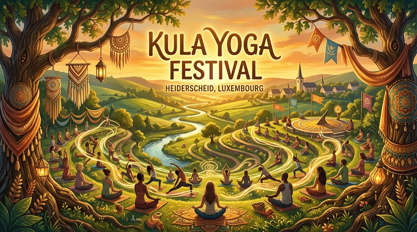 Kula Yoga Festival 2027 in Heiderscheid (Luxemburg) – Yoga, Konzerte & Wellness