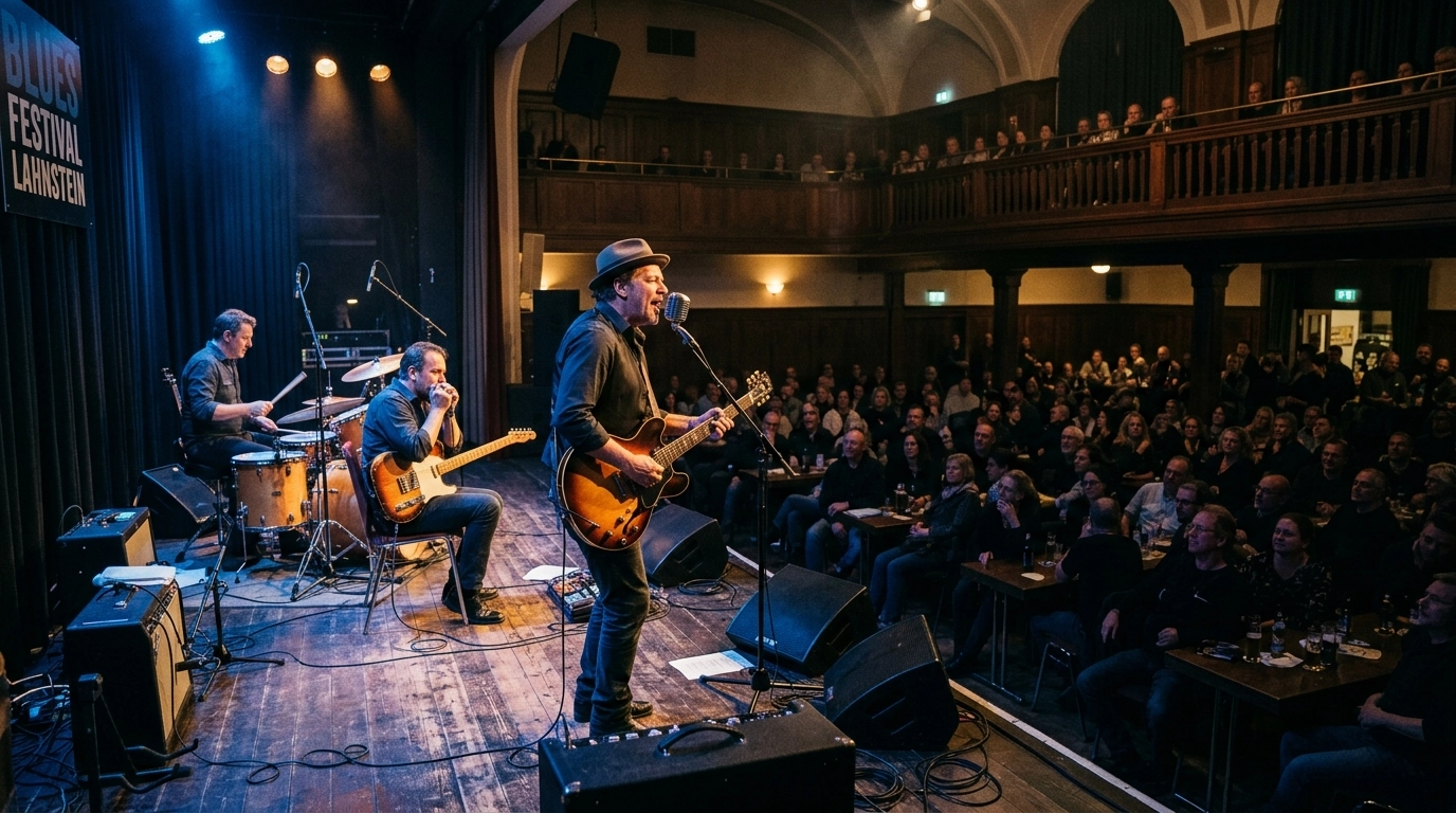 Lahnsteiner Bluesfestival 2026 – Blues Konzert in der Stadthalle Lahnstein