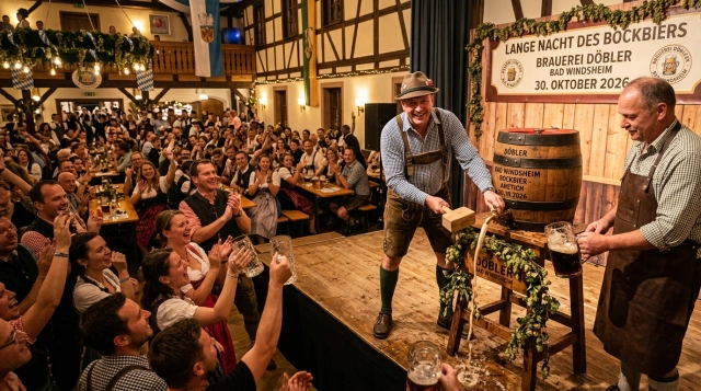 Lange Bockbiernacht 2026: Bockbieranstich im Brauhaus Döbler Bad Windsheim