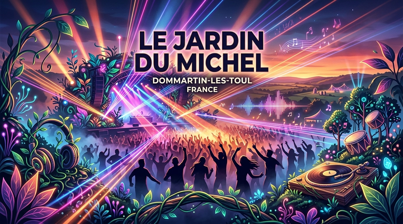 Le Jardin du Michel 2027 in Dommartin-les-Toul bei Nancy – Open-Air Pop & Electro Festival