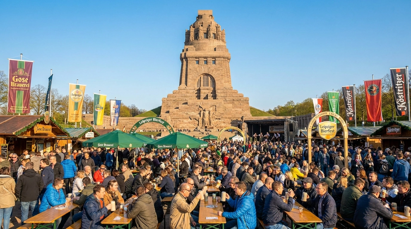 Leipziger Bierbörse 2027 – Größtes Biervielfalts-Festival am Völkerschlachtdenkmal