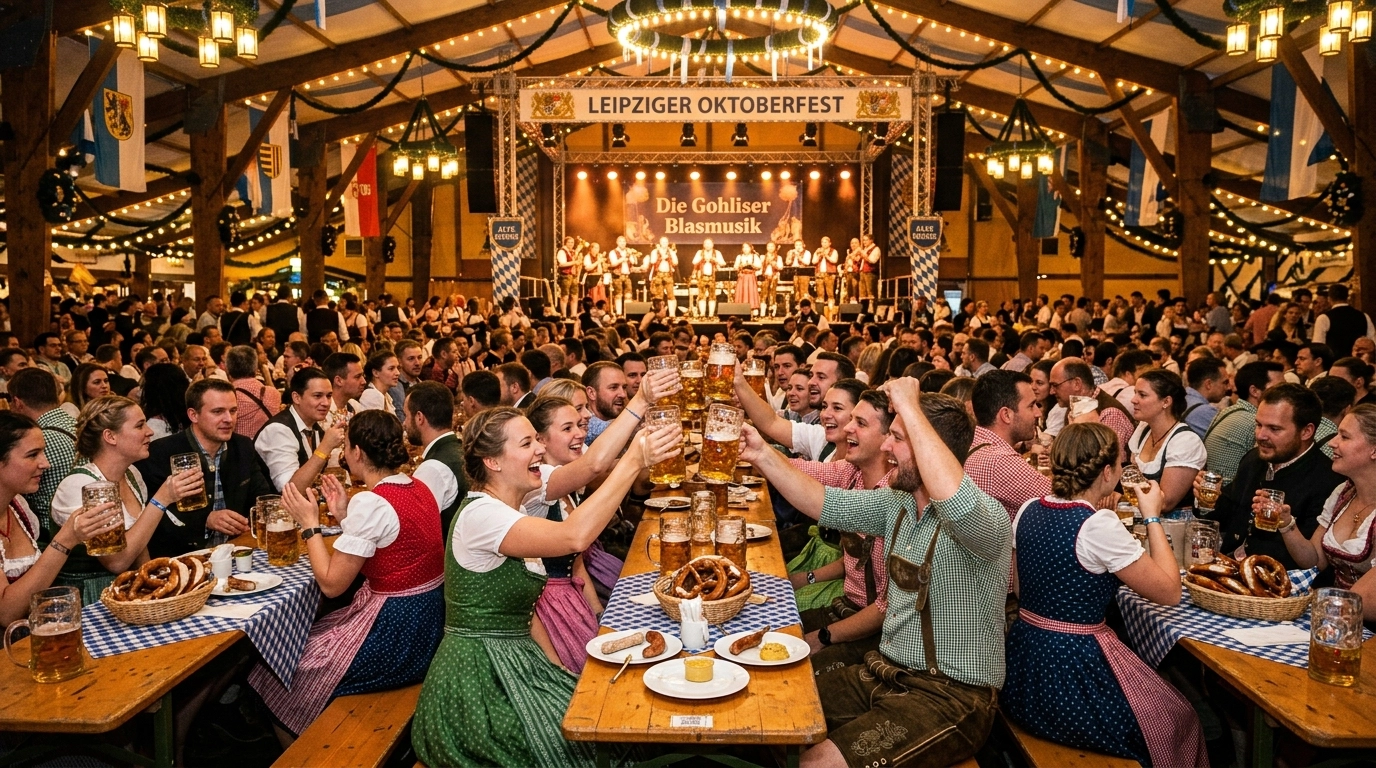 Leipziger Oktoberfest 2026 – Wiesn in Leipzig, Termine & Tickets