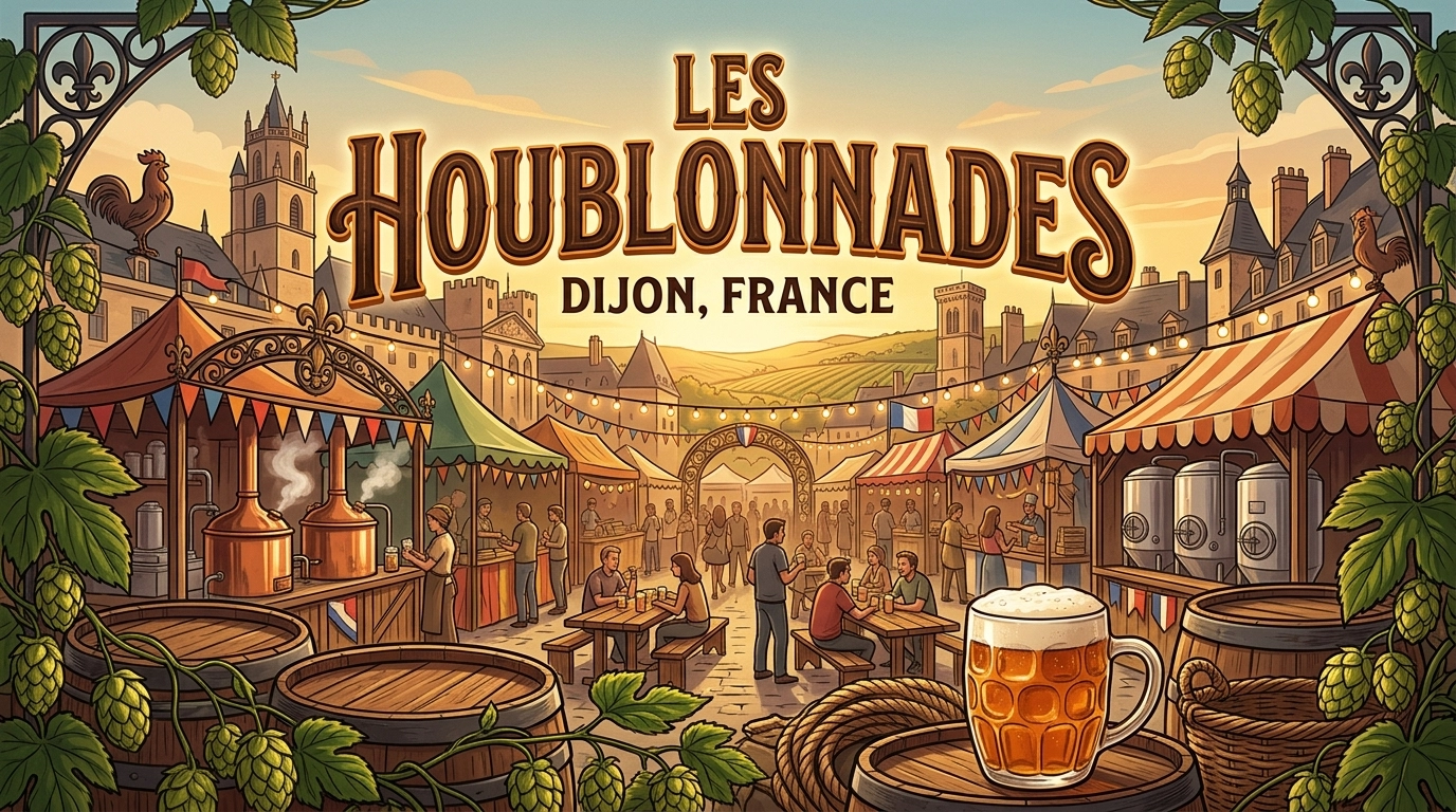 Les Houblonnades 2027 in Dijon (Frankreich) – Bierfestival Termine & Tipps