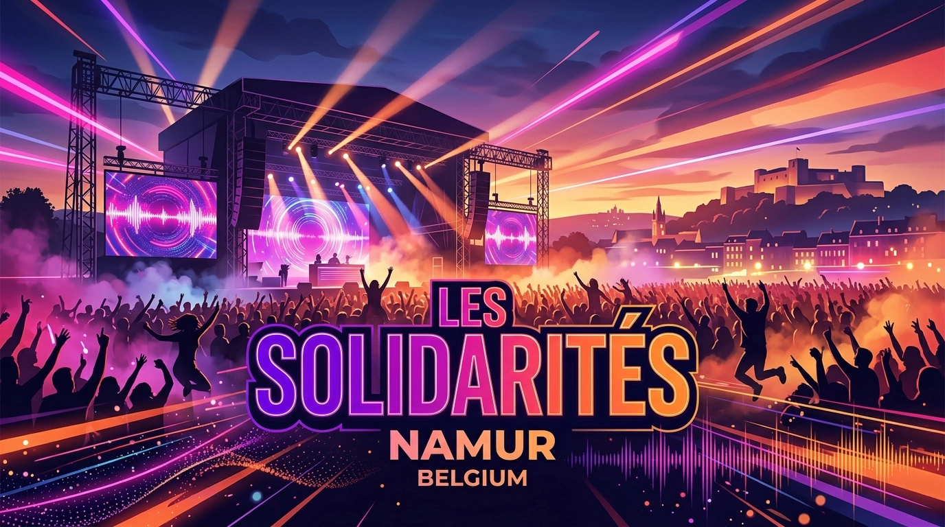 Les Solidarités 2027 in Namur (Belgien) – Pop-Rock Festival Termine & Infos