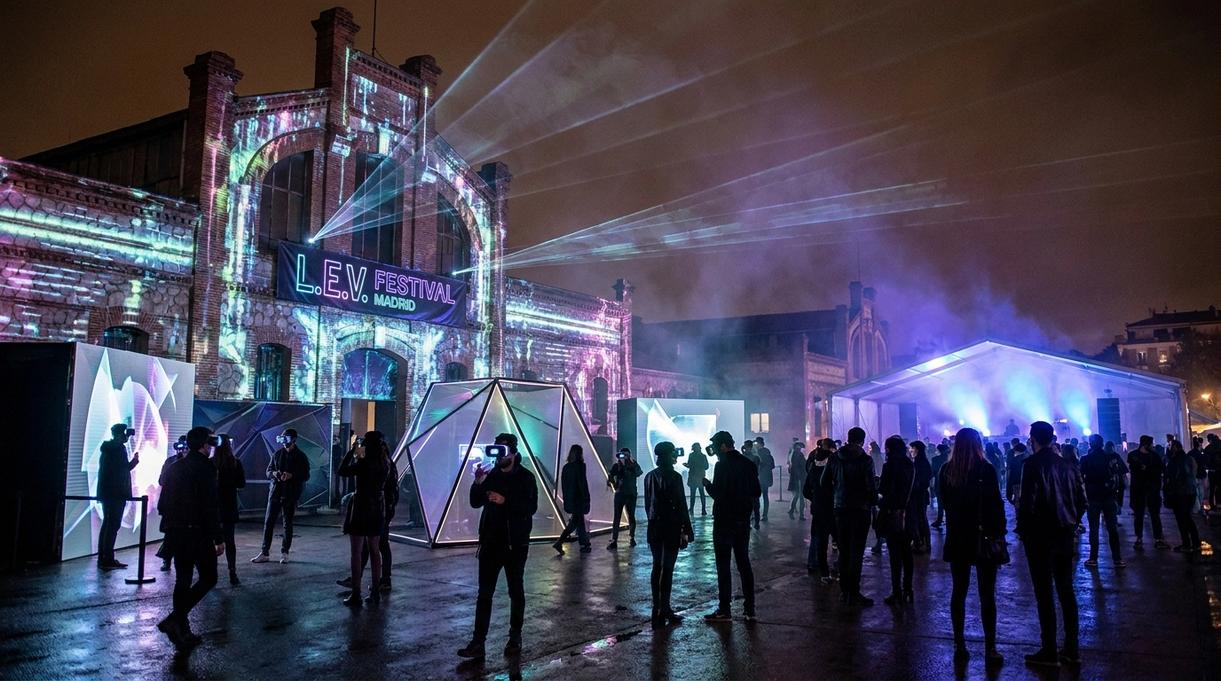 L.E.V. Matadero 2027 in Madrid (Spanien) – Audiovisuelle Elektronik & Extended Realities