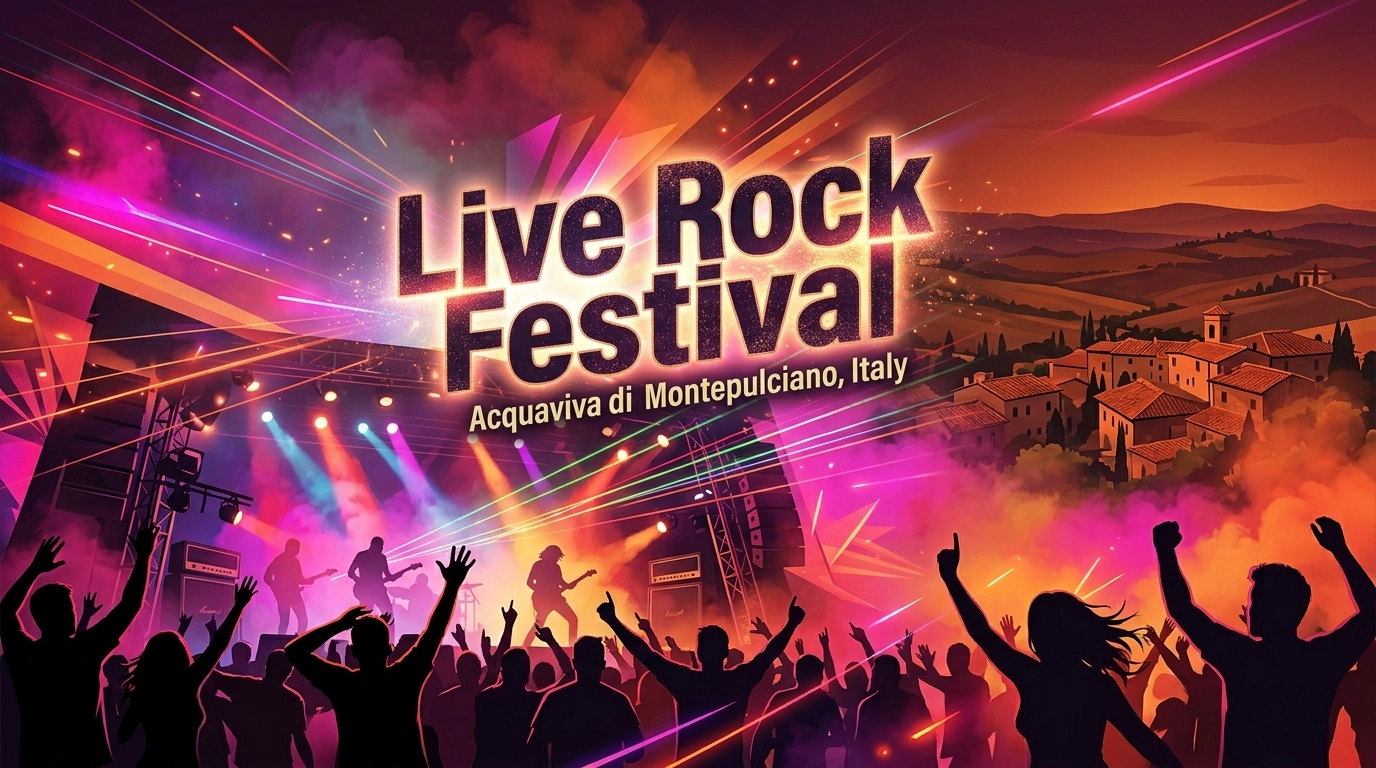 Live Rock Festival 2027: Musikfestival in Acquaviva di Montepulciano