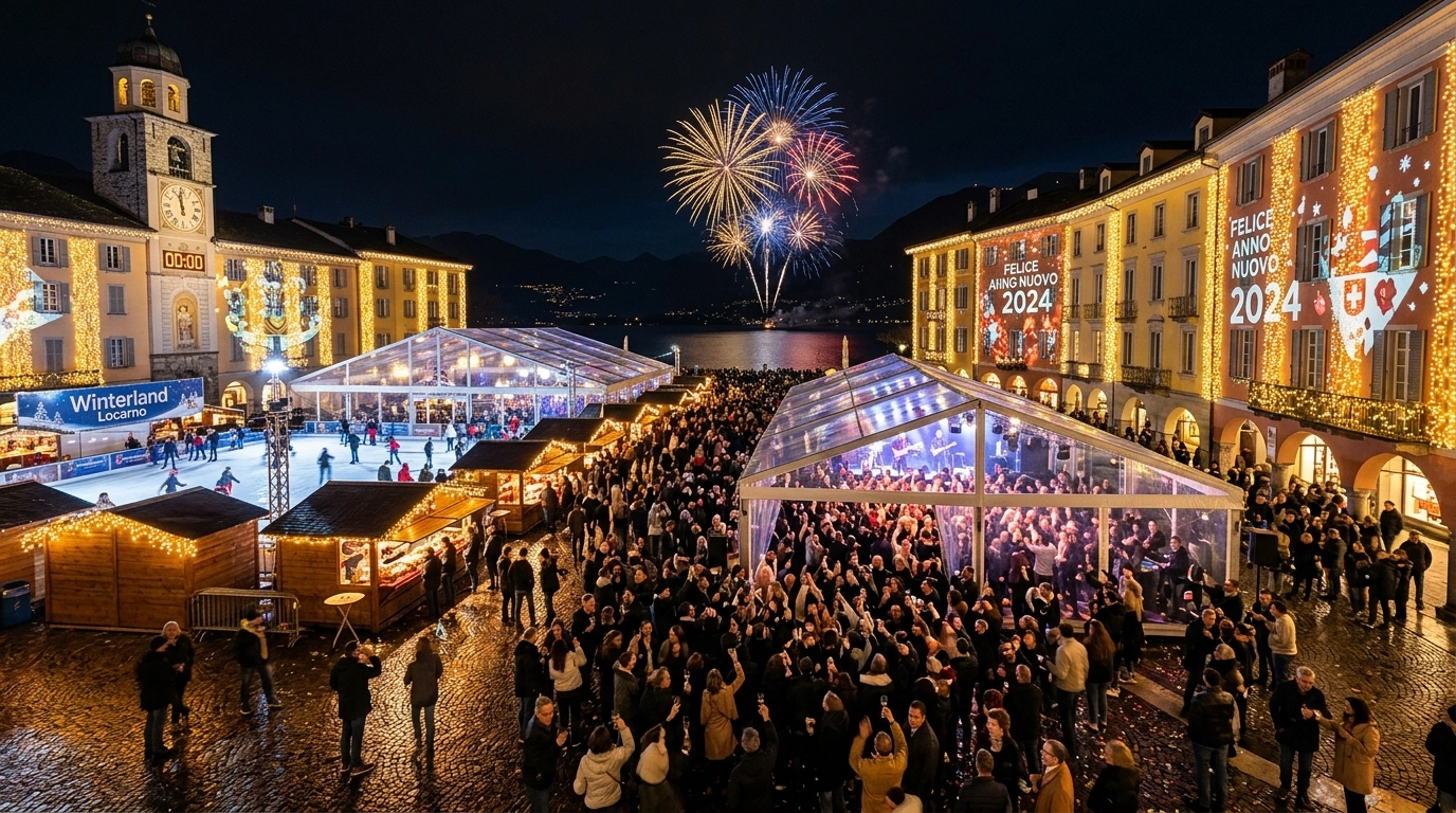 Silvester in Locarno (Schweiz) 2026/2027: Feiern, Programm und Events