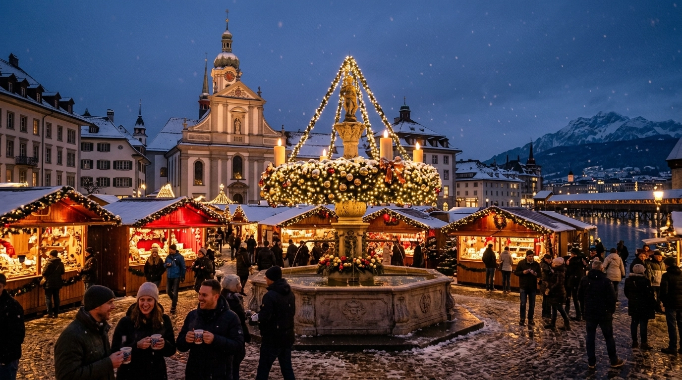 Lozärner Weihnachtsmärt 2026 – Traditioneller Weihnachtszauber in Luzern