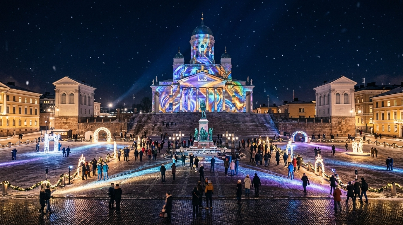 Lux Helsinki 2026/2027: Lichtkunstfestival zur dunkelsten Jahreszeit