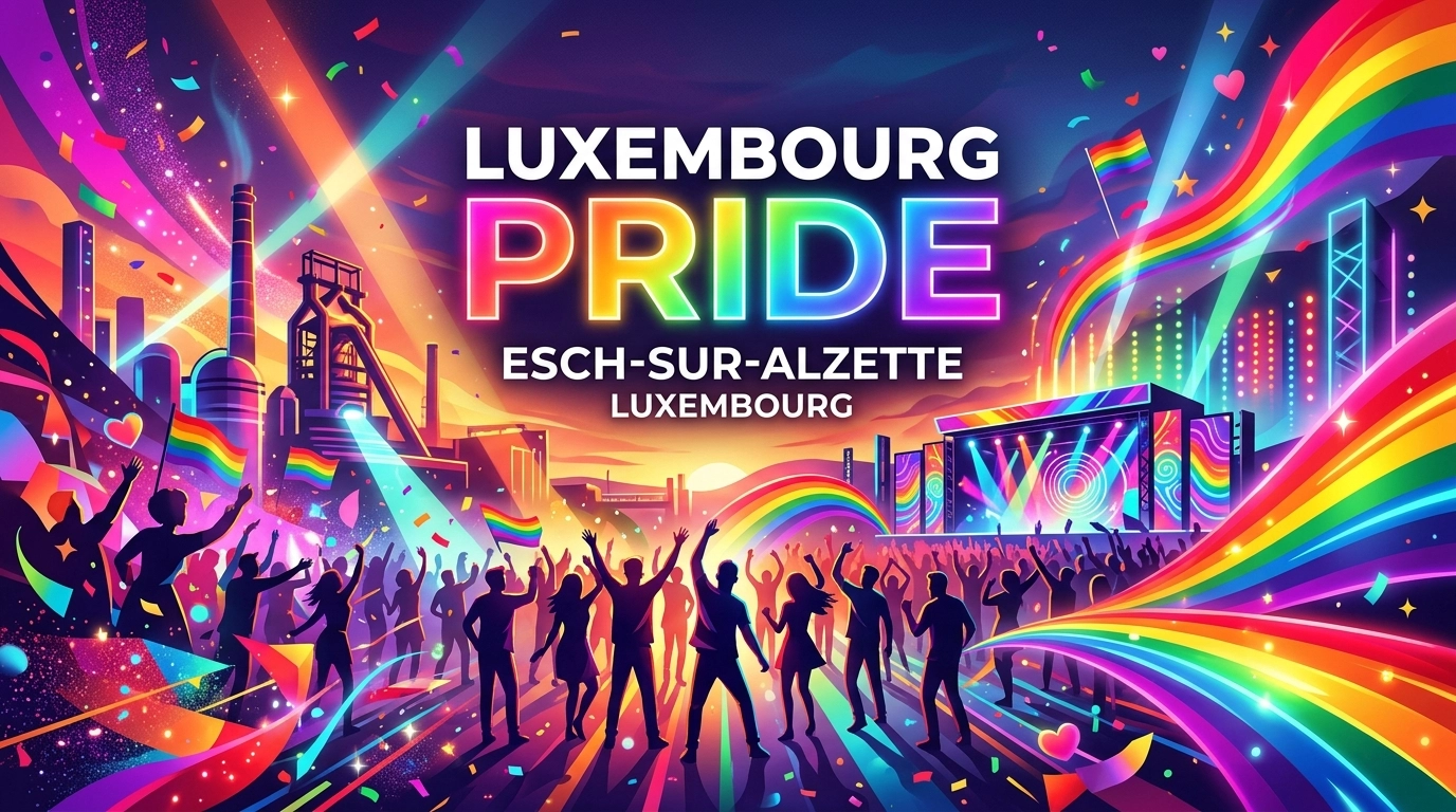 Luxembourg Pride 2027 in Esch-sur-Alzette – Pride Week, Street Fest & Equality March
