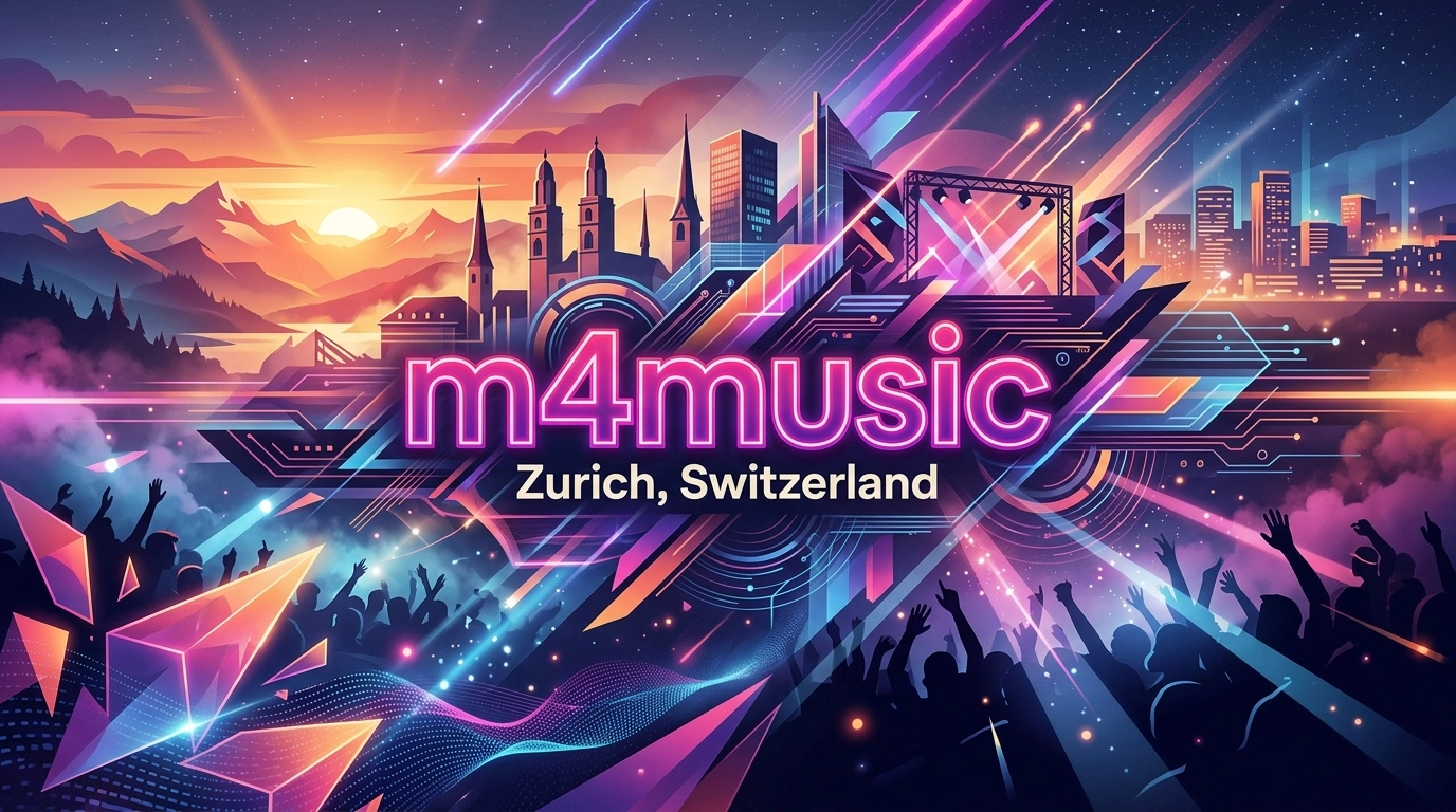 m4music Festival 2027 in Zürich (Schweiz) – Pop, Electronic & Hip Hop Showcase