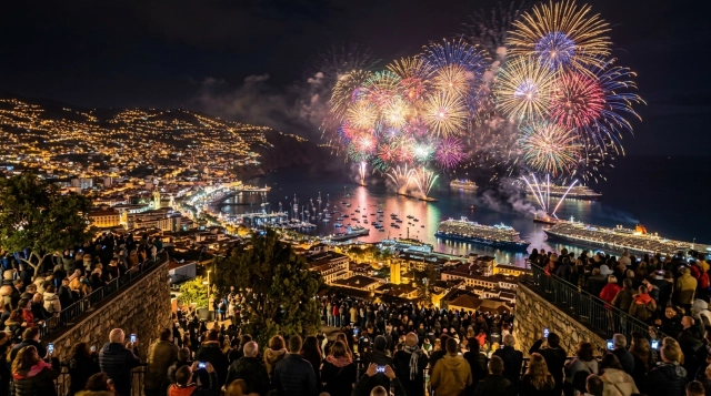Madeira New Year Funchal 2026: Record Breaking Fireworks at the Harbor