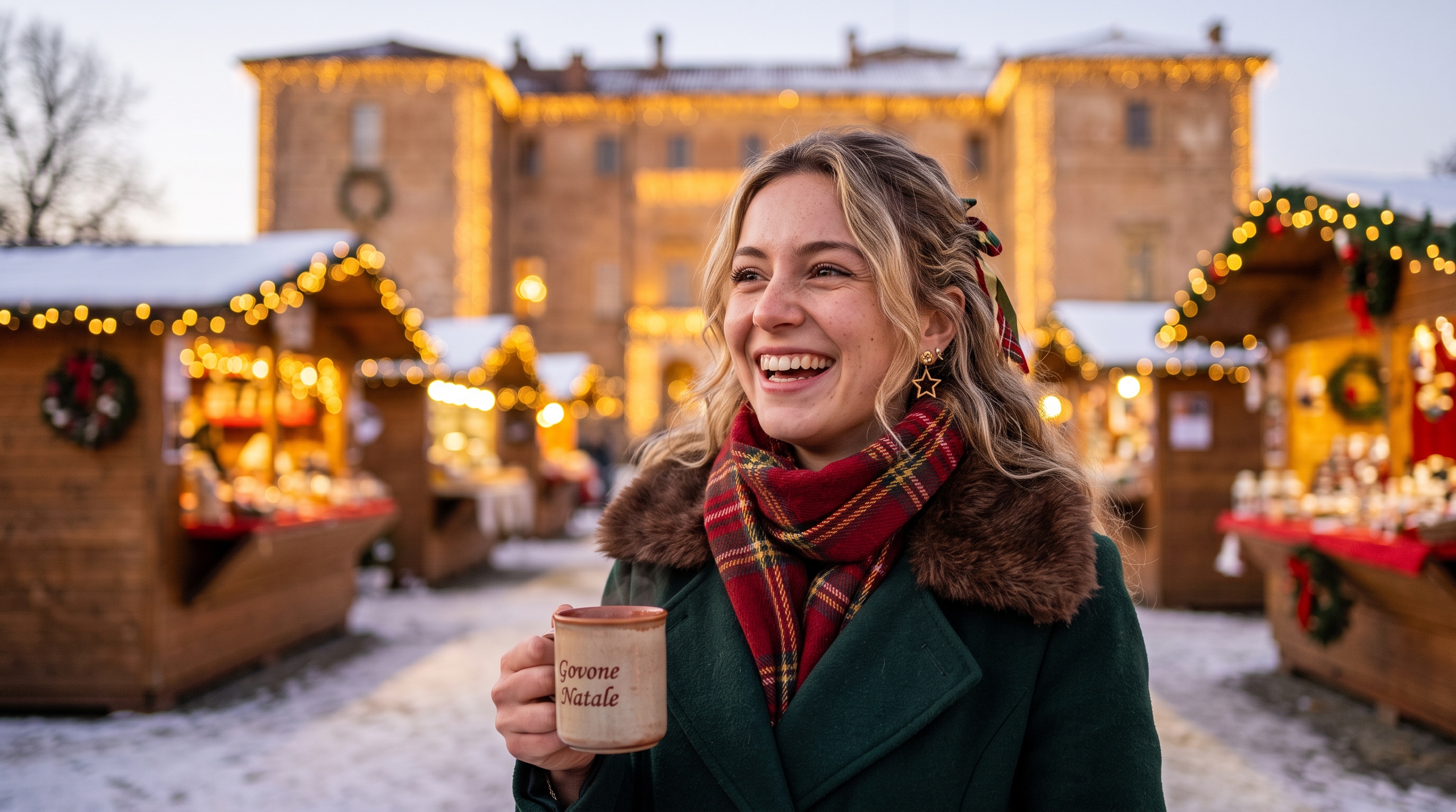 Magico Paese di Natale in Govone 2026 – Weihnachtsmarkt im Königsschloss, Programm & Tipps