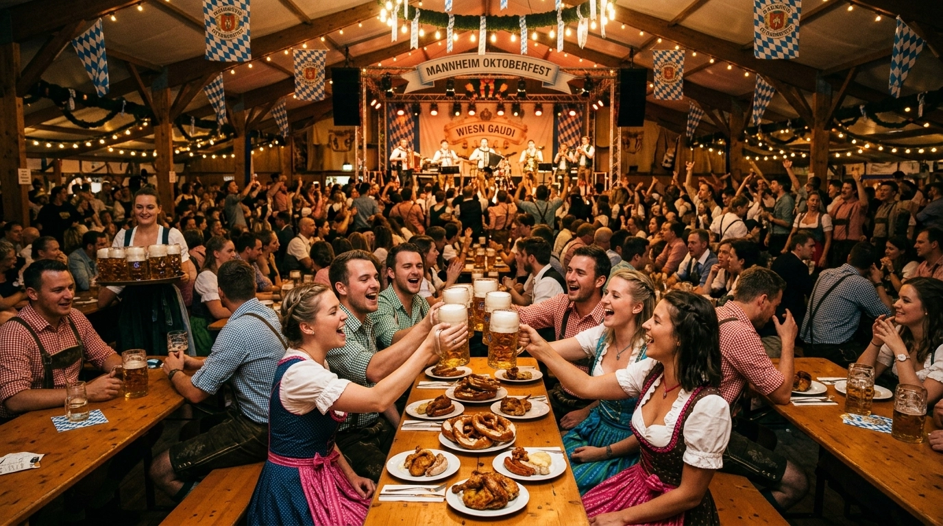 Mannheimer Oktoberfest 2026 in Mannheim (Deutschland) – Termine, Tickets & Wiesn-Feeling