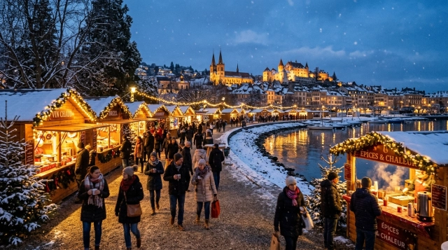Marché de Noël de Neuchâtel 2026 – Christmas Market by Lake Neuchâtel