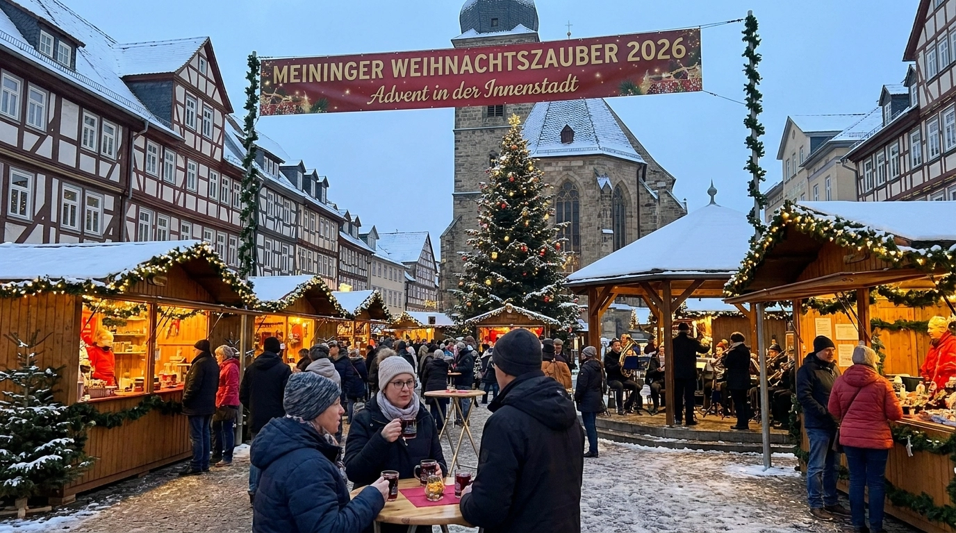 Meininger Weihnachtszauber 2026: Advent in der Meininger Innenstadt