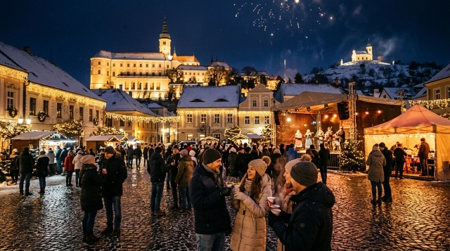 Silvester in Mikulov (Tschechien) 2026/2027: Feiern, Wein & Schloss