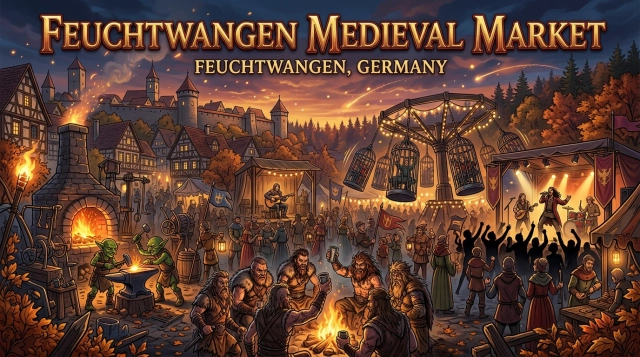 Mittelaltermarkt Feuchtwangen 2026: Saisonabschluss mit Barbaren und Goblins