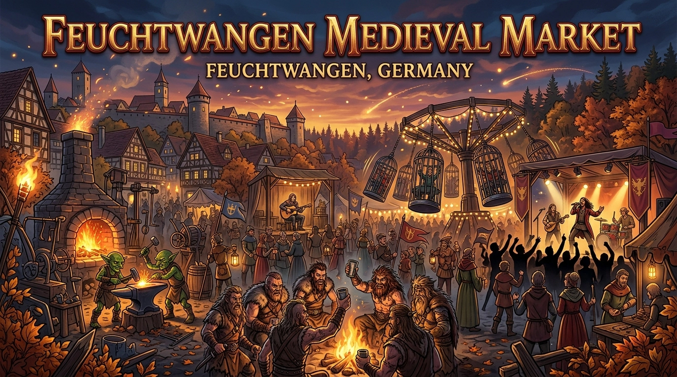 Mittelaltermarkt Feuchtwangen 2026: Saisonabschluss mit Barbaren und Goblins