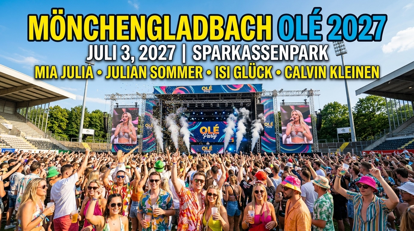 Mönchengladbach Olé 2027: Termin, Line up und Tickets im SparkassenPark