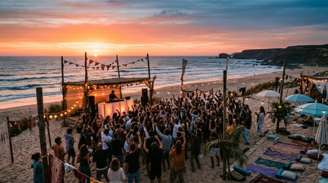 MOGA Caparica 2027: Beachfestival mit Electronic Music und Wellness