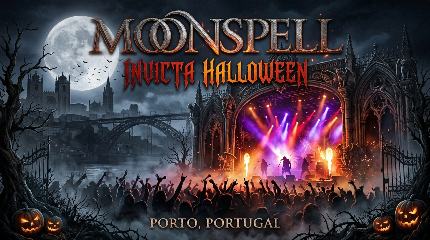 Moonspell – Invicta Halloween 2026 – Gothic Metal Ritual in Porto