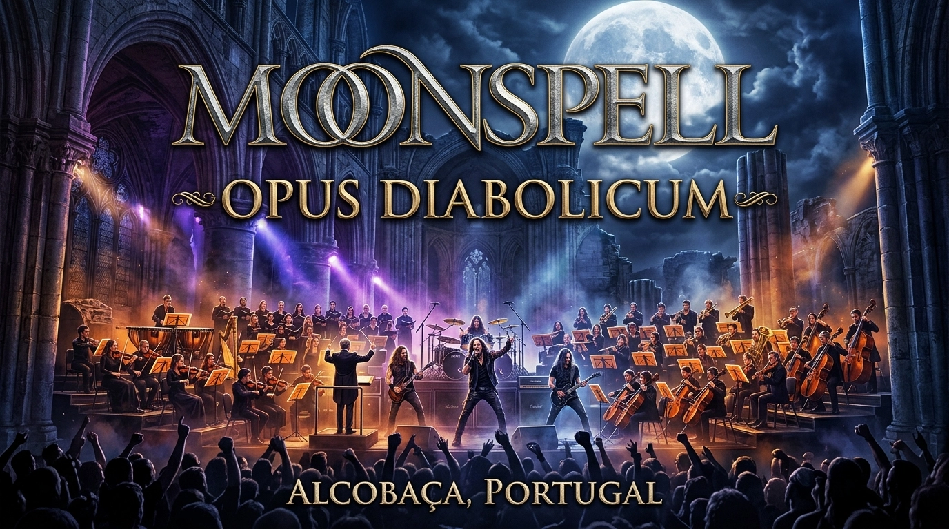 Moonspell – Opus Diabolicum 2026 – Symphonisches Gothic Metal in Alcobaça