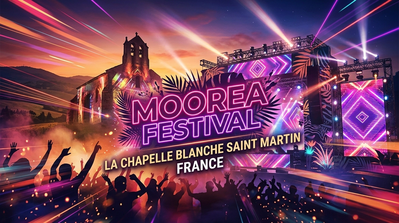 Moorea Festival 2027: Elektro Festival in La Chapelle Blanche Saint Martin