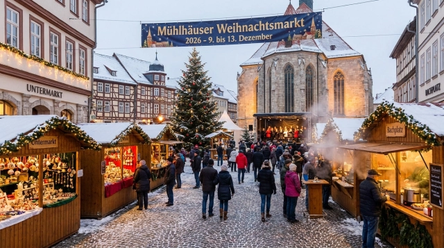 Mühlhäuser Weihnachtsmarkt 2026: Advent in der Altstadt