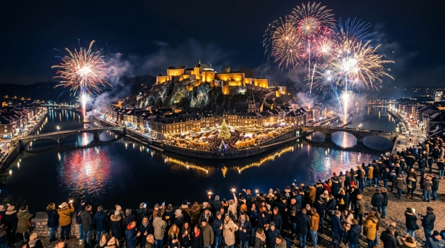 Silvester in Namur (Belgien) 2026/2027: Feuerwerk & Feiern