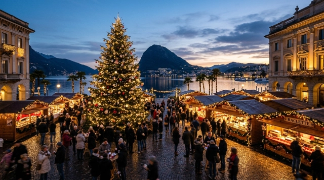 Natale in Piazza Lugano 2026 – Weihnachtsmarkt am Lago di Lugano