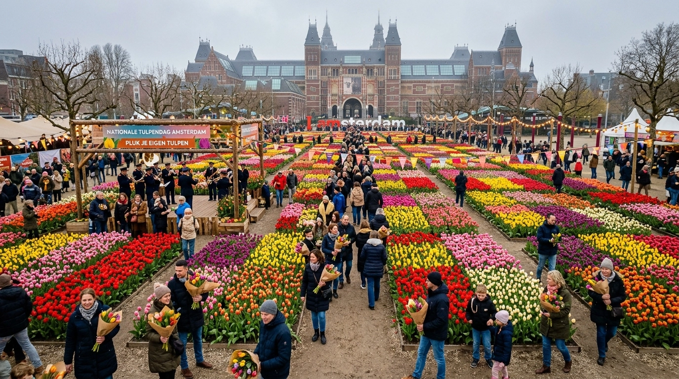 Nationale Tulpendag 2027: Kostenloser Tulpentag in Amsterdam