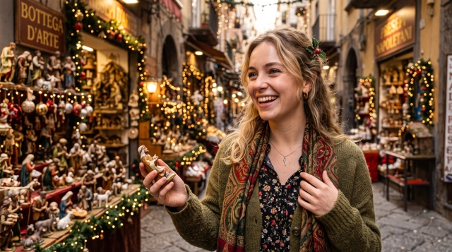 Neapel Weihnachtsmarkt (San Gregorio Armeno) 2026 – Krippenkunst & Tipps